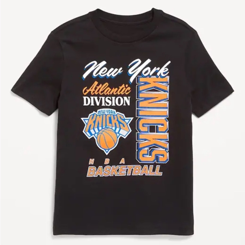 New York Knicks Kids Black Graphic Tee